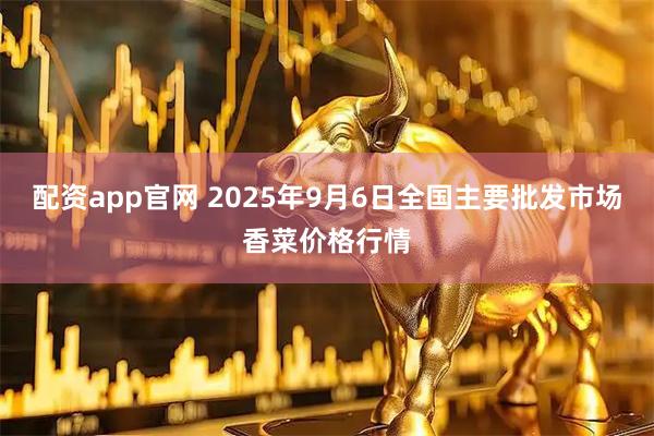 配资app官网 2025年9月6日全国主要批发市场香菜价格行情