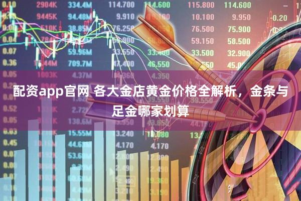 配资app官网 各大金店黄金价格全解析，金条与足金哪家划算
